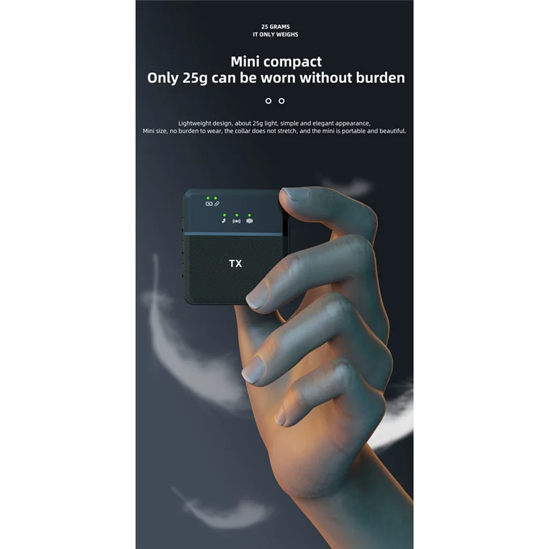 ميكروفون لاسلكي متعدد الاتجاهات ومكثف للكاميرا والهواتف الذكية للمقابلة