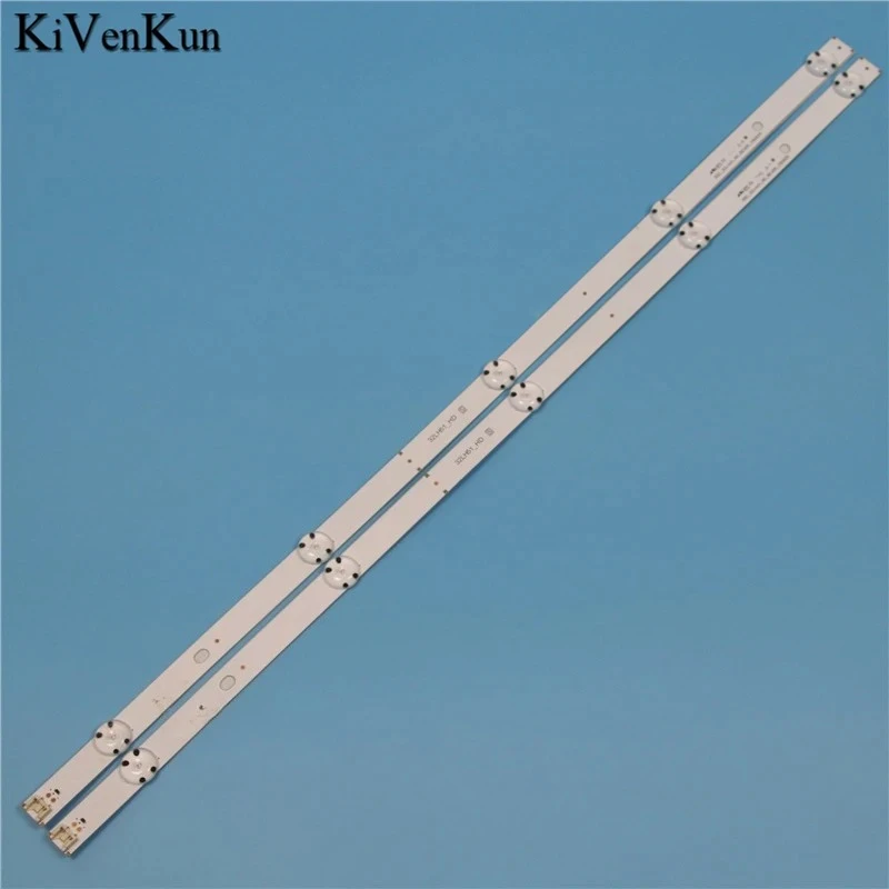 

2 шт. светодиодные планки подсветки для 32LF501B 32LF510U 32LH510B 32LH512Z 32LH518A 32LH530V 32LH565B, прямые, 32 дюйма, CSP REV.0.5