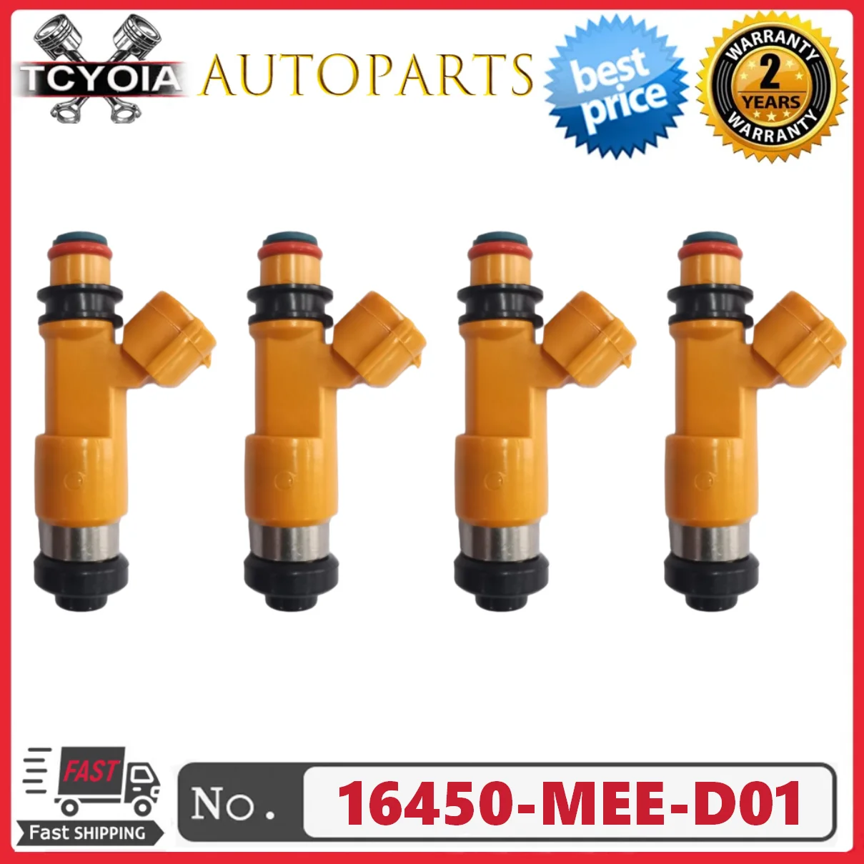 4pcs/lot 16450-MEE-D01 16450MEED01 Fuel Injectors Fits for Honda CBR600RR CBR 600RR 2005 2006