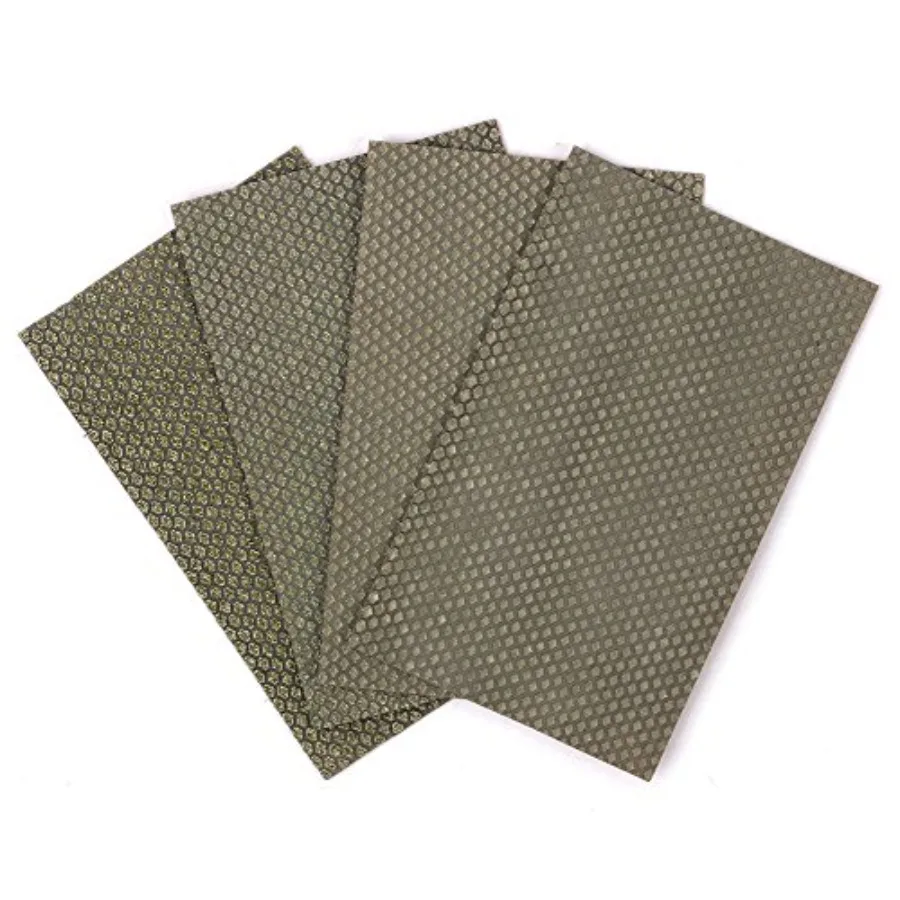 

Diamond Abrasive Paper Sheets Diamond Sandpaper for Sanding Stone Glass Ceramic 4pcs/set