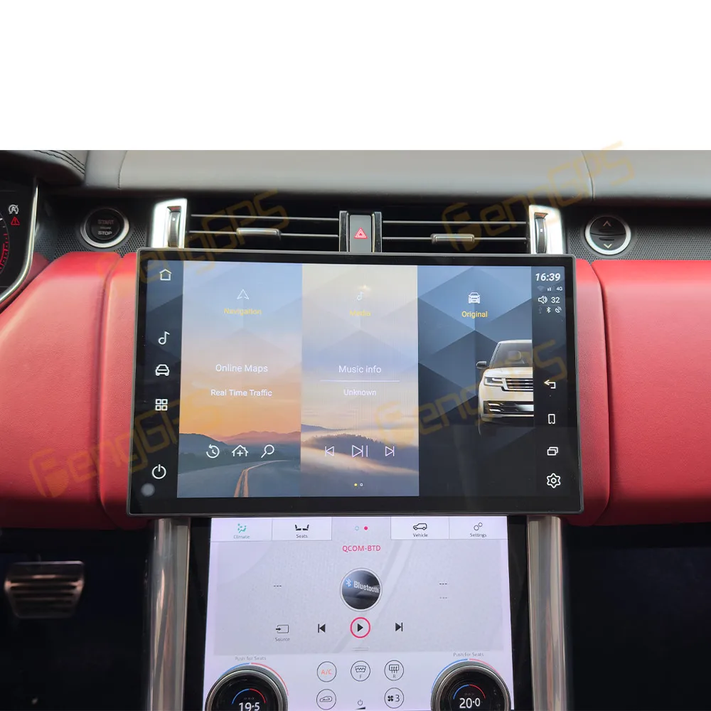 13.3 Inch Android 13 CarPlay Car Radio For Land Range Rover Sport Executive 2018-2022 Touch Screen Multimedia Player Navigation
