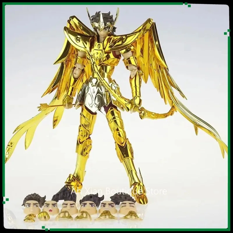 CS Model in Stock Saint Seiya Mythical Cloth EX 2.0 Sagittarius Aiolos with Pegasus Head 24K/OCE Golden Zodiac Knight