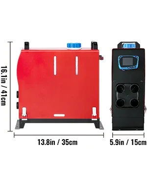 SIHAO 5/8KW 12V Diesel-Lufterhitzer mit LCD-Schalter, Standheizung. Schnelle, leise Heizung für LKWs, Boote, Wohnmobile und Dieselfahrzeuge – Detail 16