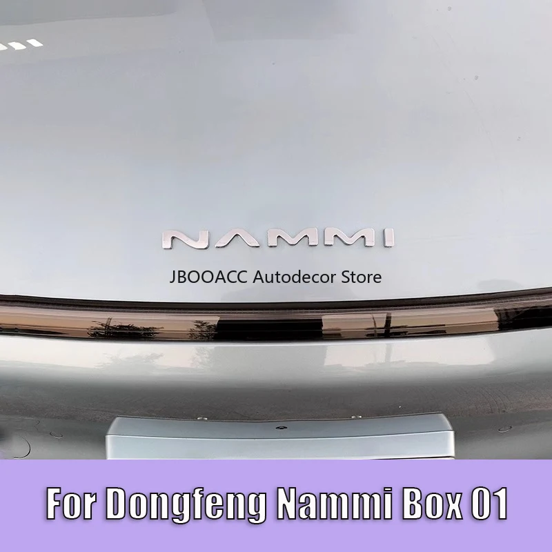 

For Dongfeng Nammi Box 01 2025 Car Label Logo Sticker Front Hood Engine Cover Frame Stickers Exterior Decoration Car Accessories