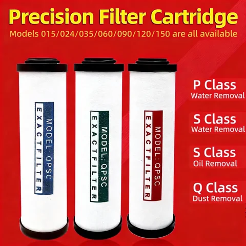 Compressed Air Precision Filter Element 015/024/035/060 Dryer Q/P/S Water and Oil Removal Air Compressor