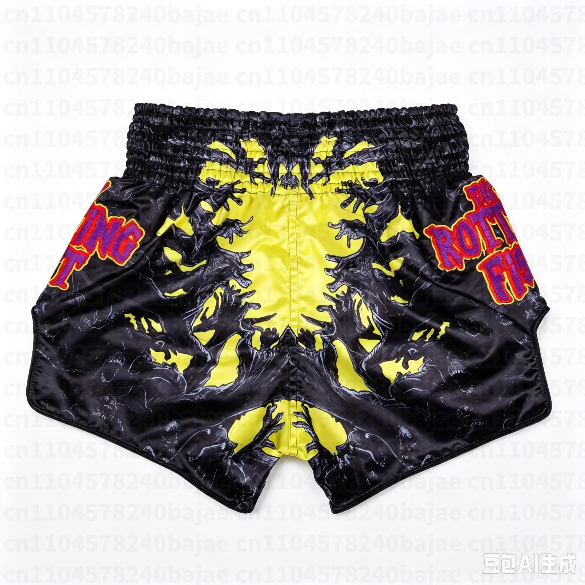 Neue Fairtex Muay Thai Shorts - Rotting Fist Herren Kinder MMA Sport Übergroße Schnelltrocknende Achteckige Käfig-Trainingsshorts – Detail 5