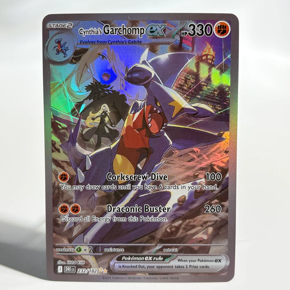 PKM/PTCG Folien-Trinkkarten Pikachu Zekrom Victini Garchomp Reshiram (EX) Sammlung Anime-Karten Geschenkspielzeug