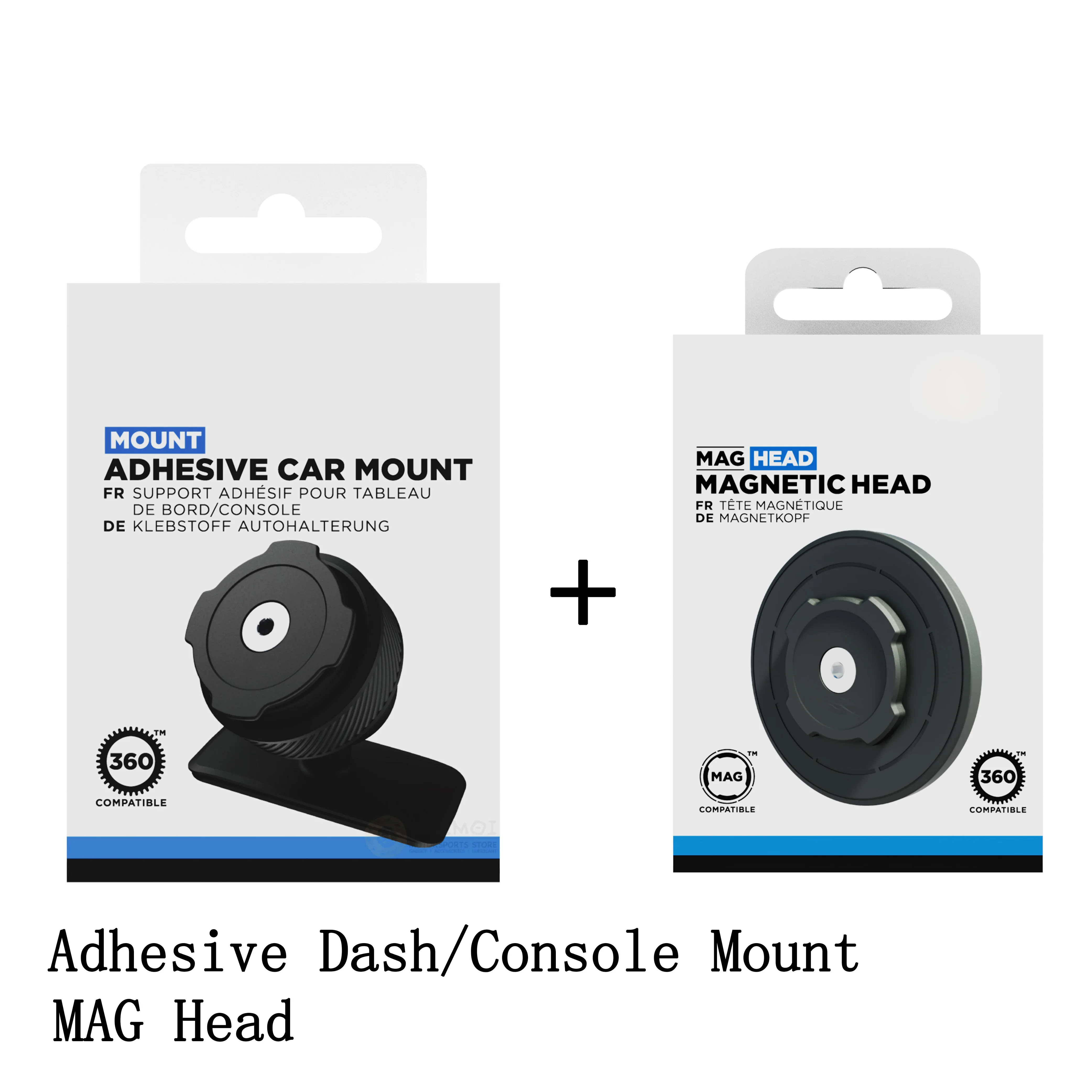

Car Phone Mount Kit-Adhesive Dash/Console Mount+MAG Head