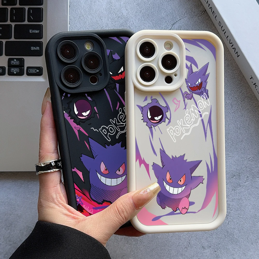 

Funny Gengar Phone Case for Oppo Reno 12 11 10 8 7 6 5 4 3 2 Reno12 Reno11 Reno10 Reno8 T Z F Pro Plus 4G 5G Ladder Lens Cover