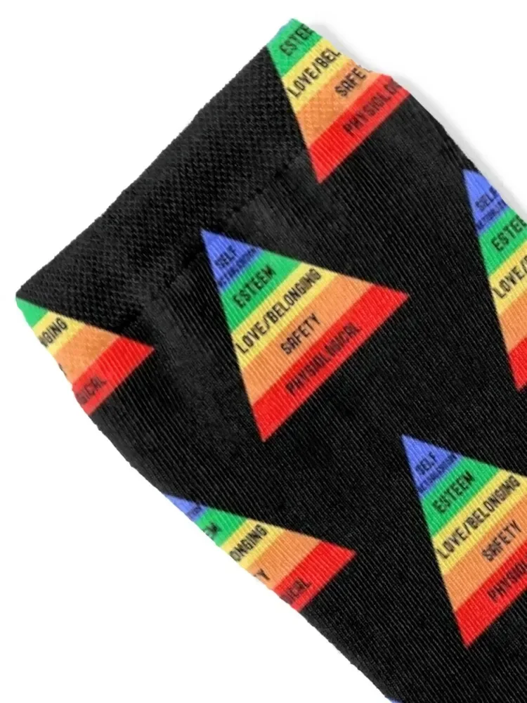 Maslow's Hierarchy Of Needs - Brain, Psychology, Neuroscience, Mind, Mental Health, Psychologist, Psychiatrist, Biology Socks