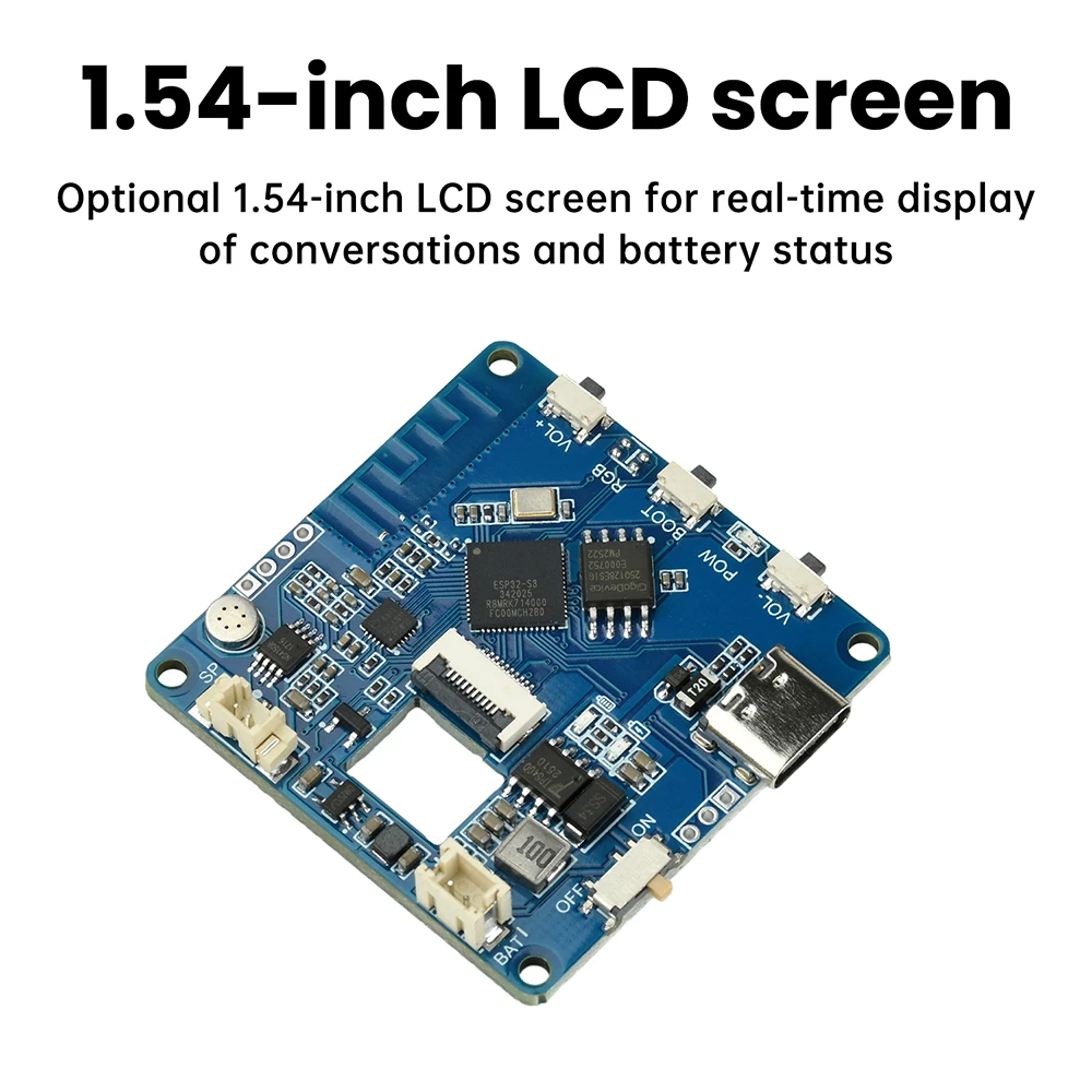 Xiaozhi ESP32-AI Voice Chat Module WIFI Smart Voice Assistant Supports AI/Deepseek/Qwen Model Type C