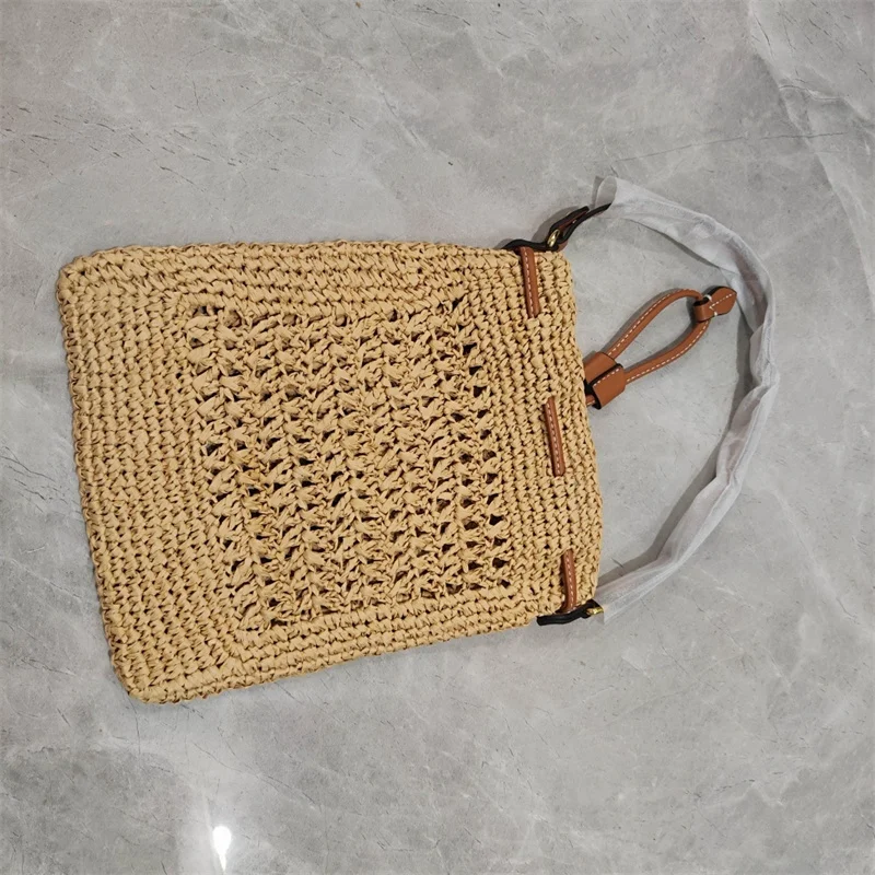 Sac à main en paille pour femmes, sac à main creux, sac de plage d\'été, design de haute qualité, nouveau, UV851670