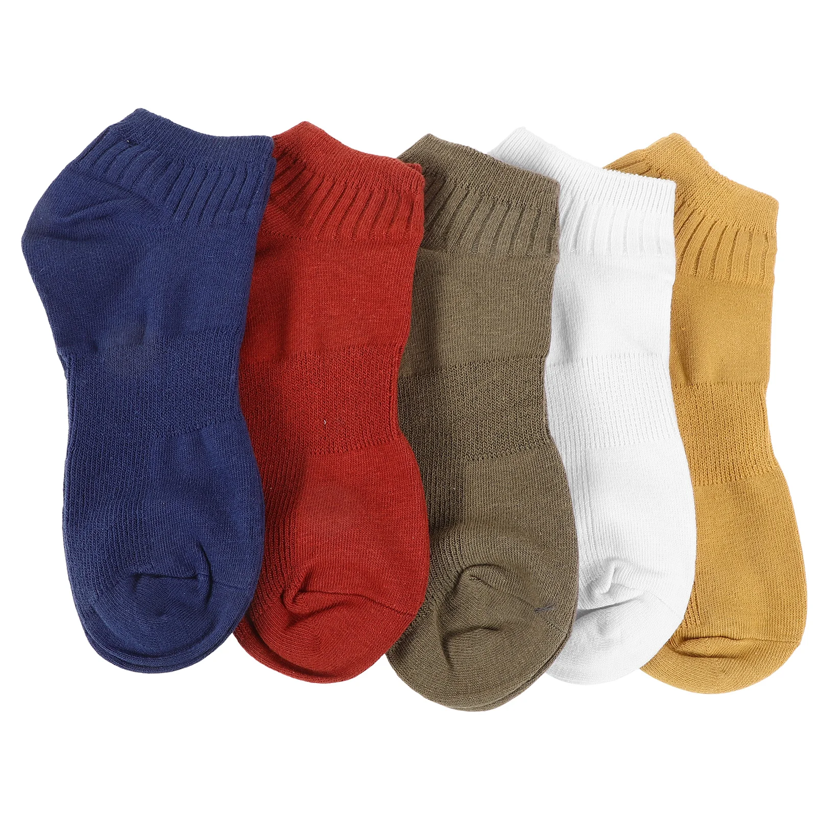 

10 Pairs Breathable Sports Socks for Men Women Cotton Design Anti Slip Perfect with Casual Shoes Sneakers