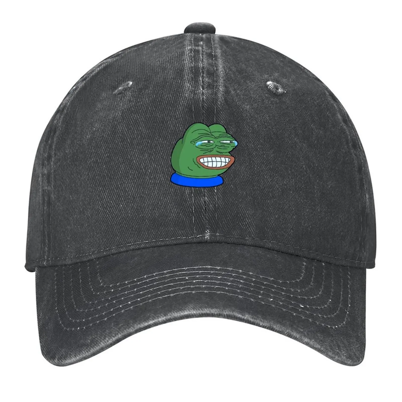 

Pepe Meme - Laughing Baseball Cap Trucker Hat Hat Man Luxury Brand Man cap men's big size hat Designer Man Women's