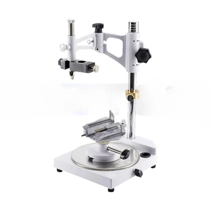 Parallelometer Square Base Surveyor Visualizer Lab Parallel Surveyor With Tools And Handpiece Holder Square Dental Lab Equipment