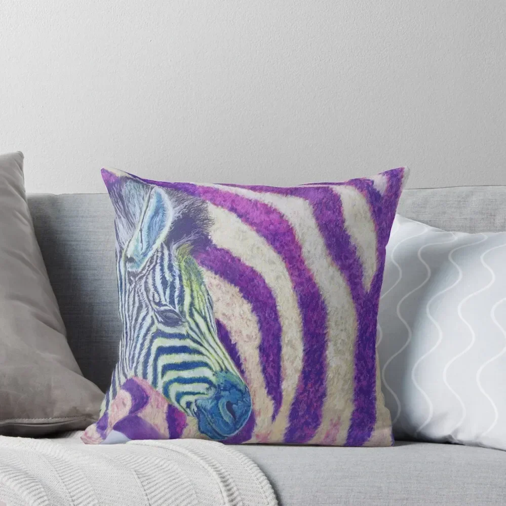 

Purple Zebra Stripes Throw Pillow Couch Pillows Cushion Child Cushions For Sofa christmas decorations 2025 pillow