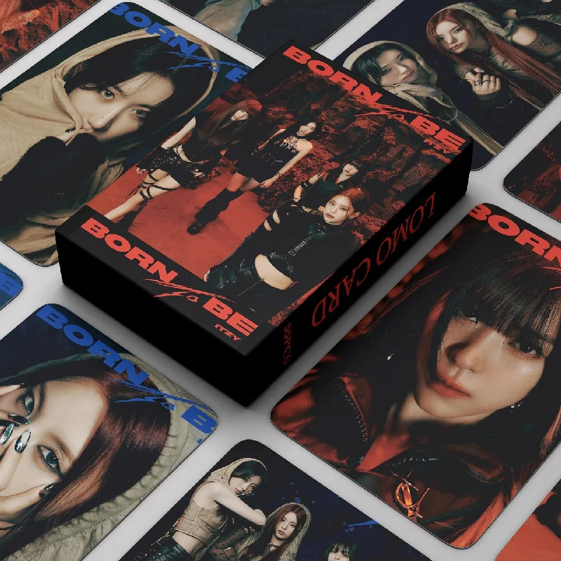 

55PCS/Set Kpop ITZY BORN TO BE Photocards Album Lomo Cards Postcards Photo Print Yeji Lia Ryujin Chaeryeong Yuna Fans Gift