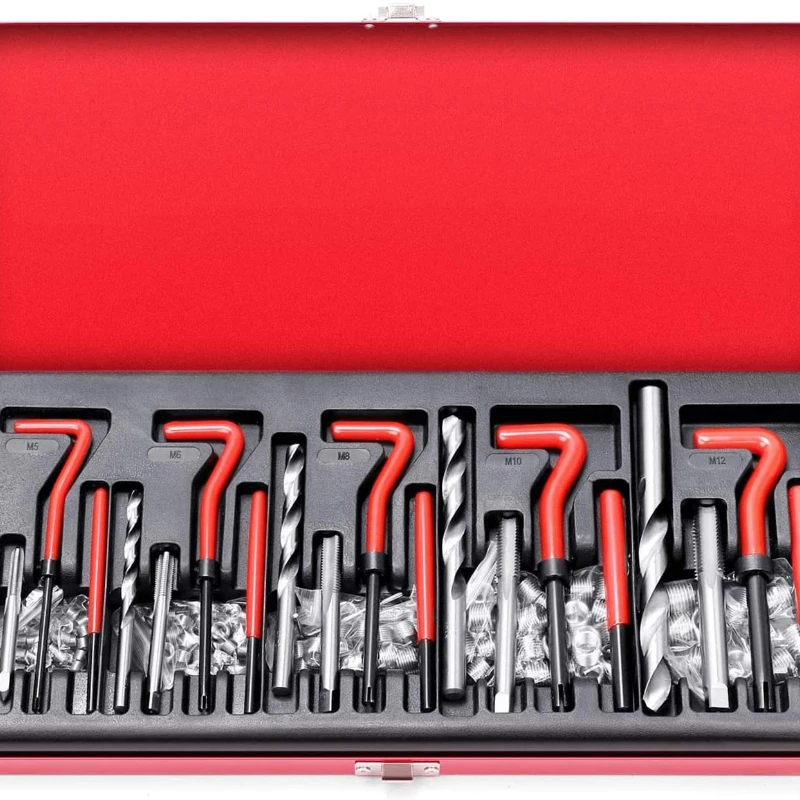 

Metric Thread Master Repair Drill Tool Set Kit for Repairing M5 M6 M8 M10 M12 Internal Screw Holes