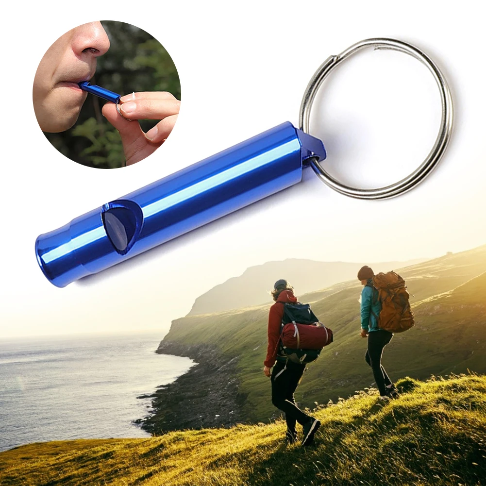 Metal Whistle Outdoor Survival Multifunction Whistle Duraeble Alufer Emergency Whistle for Sports for Camping Hiking