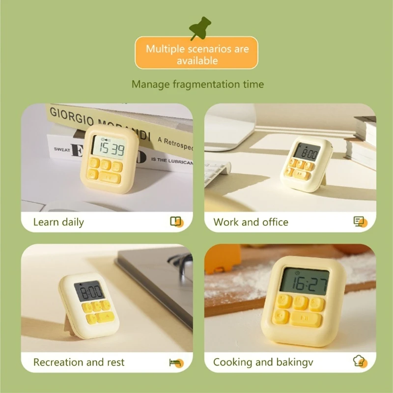 Kitchen Timer Digital Timer for Cooking Countdown Reminder Time-Manager