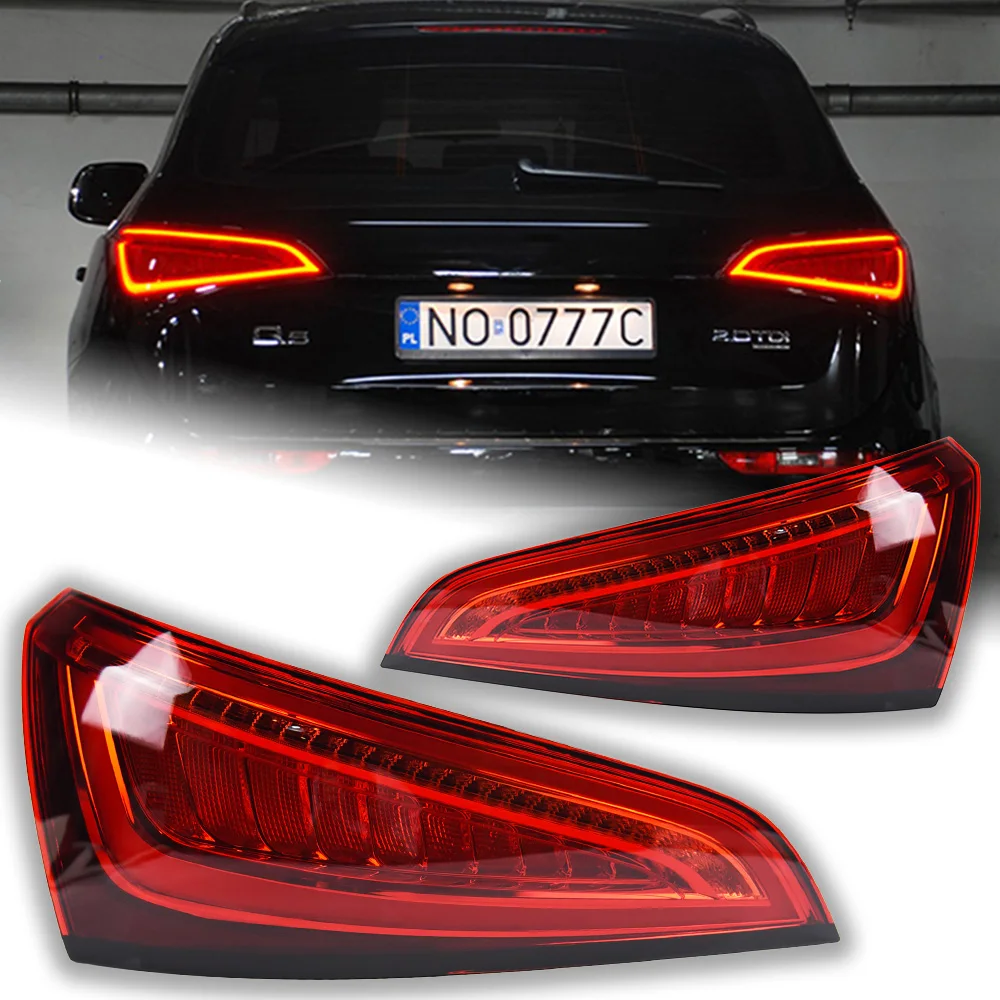 

Car Lights for Audi Q5 Led Tail Lamp 2008 2010 2012 2018 Dynamic Signal Tail Light Animation Rear Stop Brake Reverse Accessories