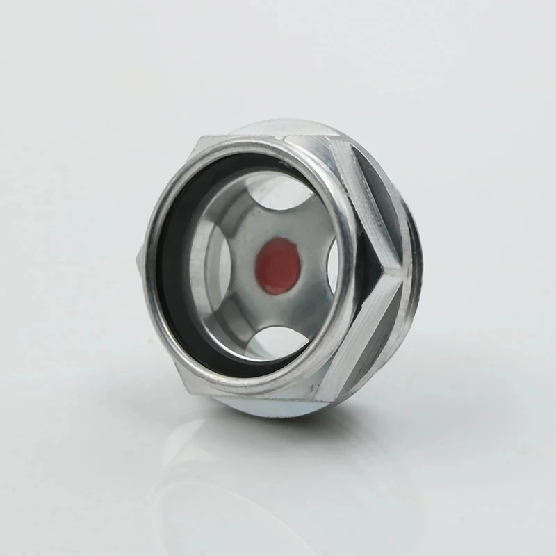 M10 M12 M14 M16 M18 M20 M22 M24 M26 M27 M30 M33 Male Aluminum Alloy Oil Level Sight Glass Window Hex For Air Compressor 16-48mm