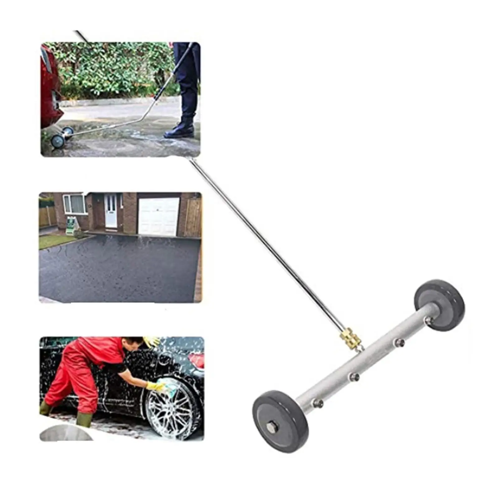 

Undercarriage Pressure Washer 16 inch Extension Water Broom Cleaner 4000PSI for Car Washing Drive Road Washing