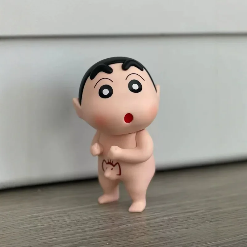 Crayon Shin-chan Cute Elephant Figure Toys Kawaii Figure Ornaments Action Figures Model Dolls Toy Collections