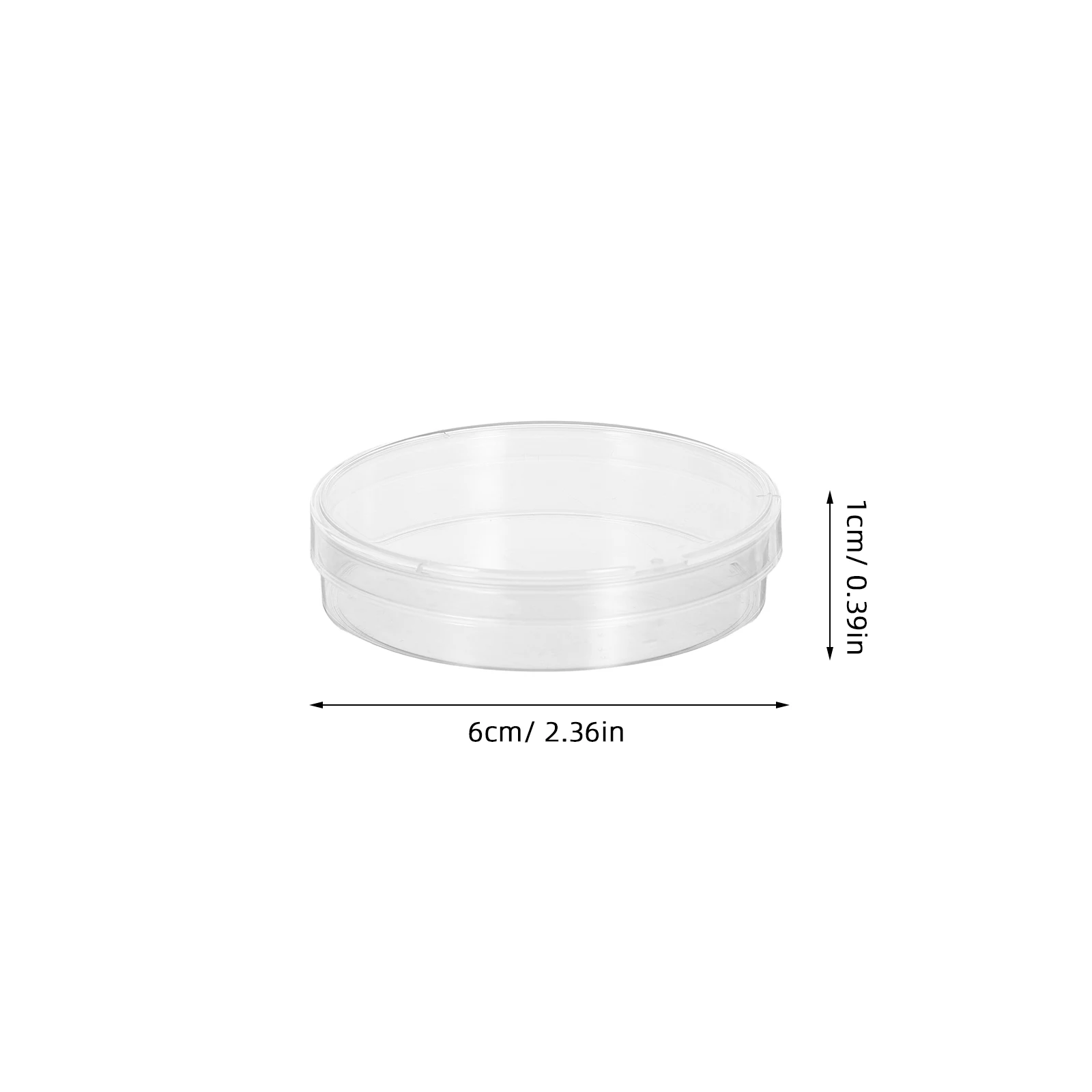 10Pcs Sterile Agar Petri Dishes with Lids Plates for Bacteria Science Chemistry Experiments Laboratory Use