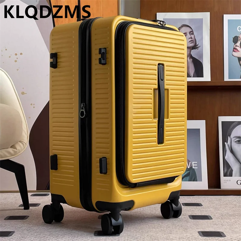 

KLQDZMS High Quality Suitcase 22"26"30 Inch Large Capacity Trolley Case PC Cart Type Travel Bag Men Women Universal Luggage Bag