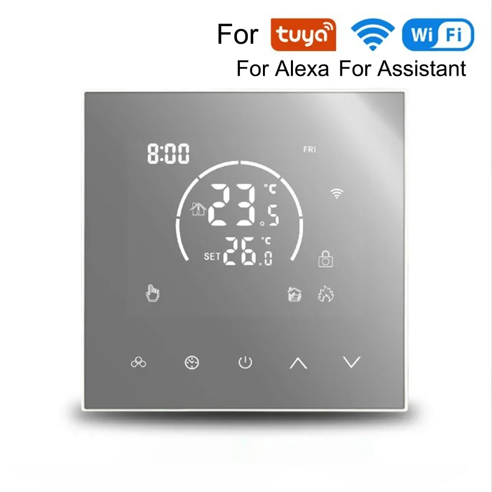 

Home Heating Control As Shown In The Figure Electric Thermostat Child Safety Thermostat ABS Material Child Lock Function
