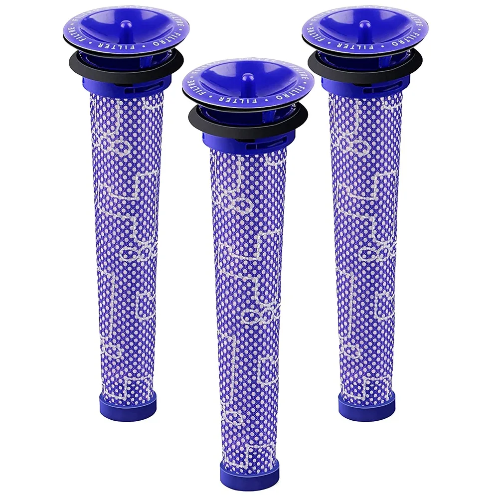 3Pack Replacement Pre Filters for Dyson - Vacuum Filter for Dyson V6 V7 V8 DC59 DC58 Replaces Part 965661-01