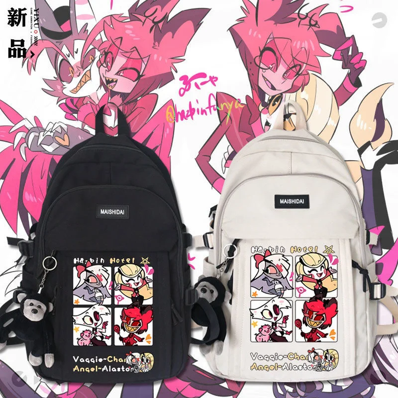 

Anime Helluva Boss Cartoon Backpack Schoolbag Teenarges Bookbag Laptop Bag Outdoor Bags Men Women Fashion Travelbag Mochila