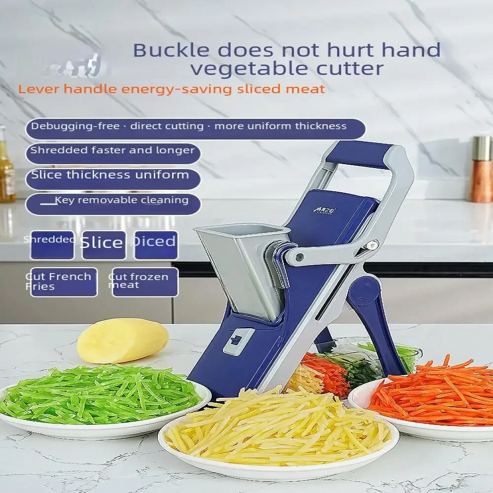 

Multifunctional Vegetable Chopper Household Manual Grater Potato Slicer Cross Border Gift Wholesale Price Professional