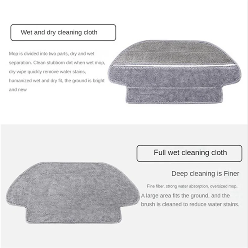 أفضل بيع 16 قطعة مجموعة ملحقات أجزاء لشاومي Mi روبوت مكنسة كهربائية برو STYTJ02YM 2S 3C Viomi V2 V3 SE Conga 3490 3690 فراغ Cl #4