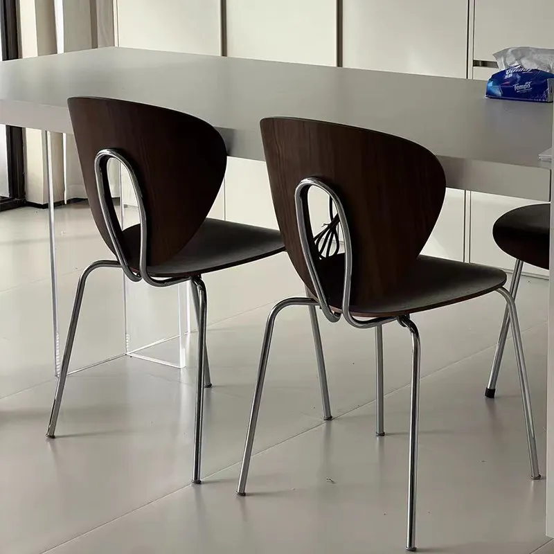 

Vintage Solid Wood Home Dining Chairs Elegant Balcony Accent Seat for Minimalist Kitchen Chairs Commercial Cafe Reception Chair