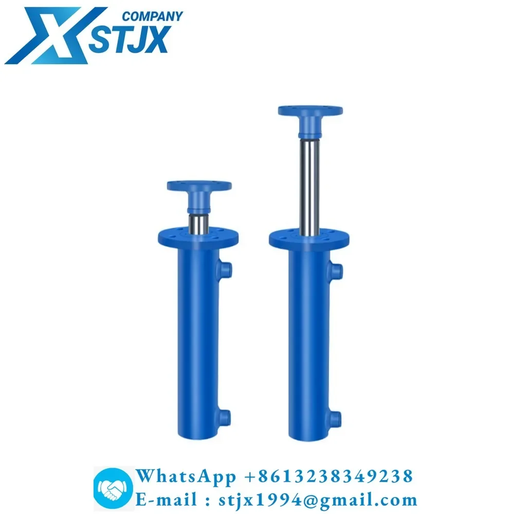 

40-тонный двунаправленный гидравлический цилиндр, фланец, верхний цилиндр, диаметр 160