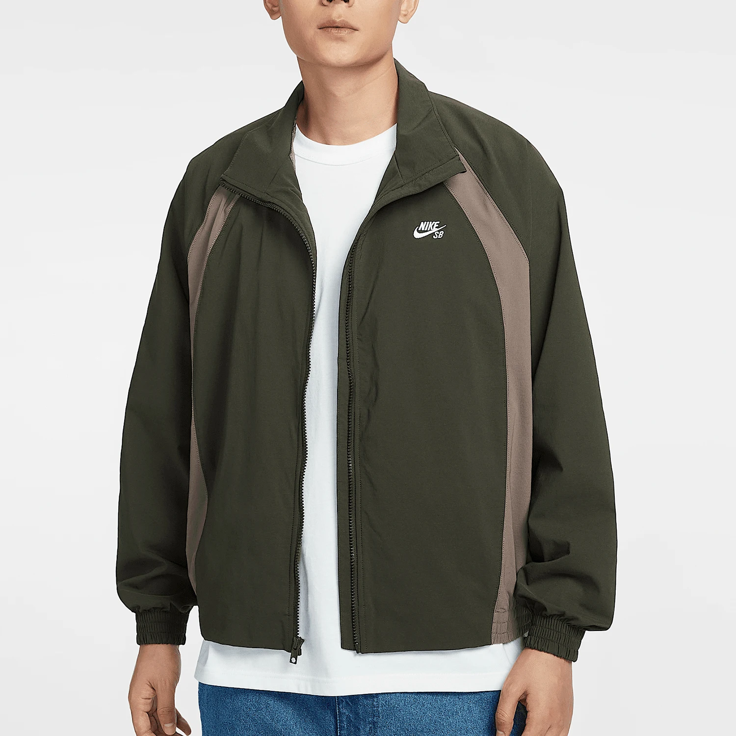 

Nike Genuine New Men's Woven Contrast Loose Outdoor Collar Jacket HJ2911-355