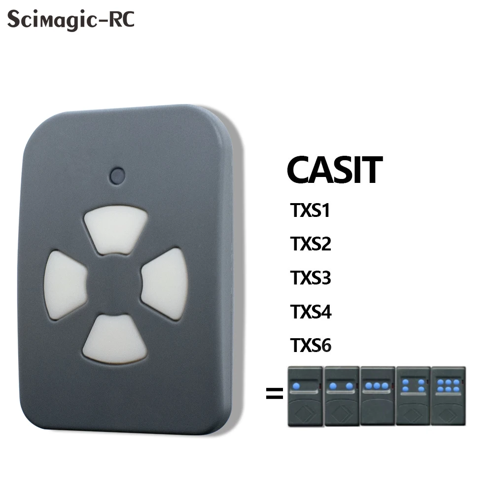 Clone CASIT TXS1 TXS2 TXS3 TXS4 TXS6 SRTS92T TXS3 ERTS92B TXS4 ERTS20DB TXS6 ERTS20DQ Garage Door Remote Control 433MHz