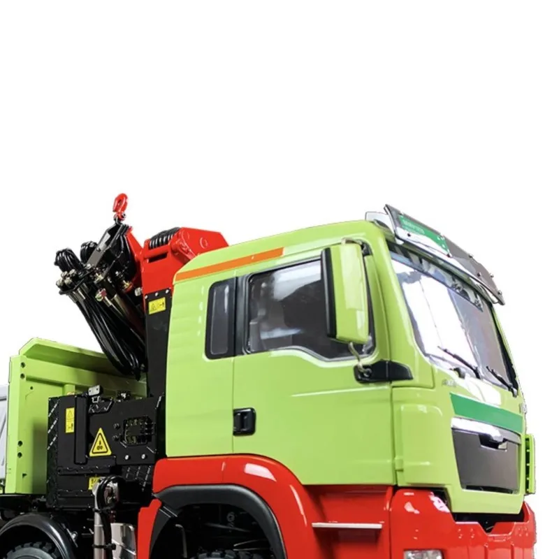 

New LESU RC Hydraulic 3-Ways Dumper Truck 1/14 8X8 for MAN Electric Crane Tipper Kit 2Speed Gearbox LightSound System