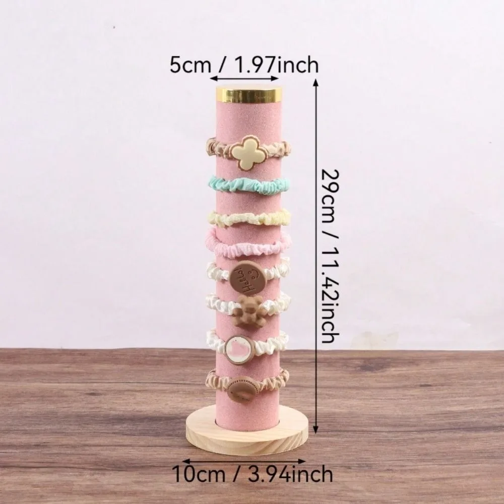 

Бархатная стойка для демонстрации ювелирных изделий, деревянная лента для волос, дисплей для шкатулки для драгоценностей, органайзер, подставка для ювелирных изделий, держатель