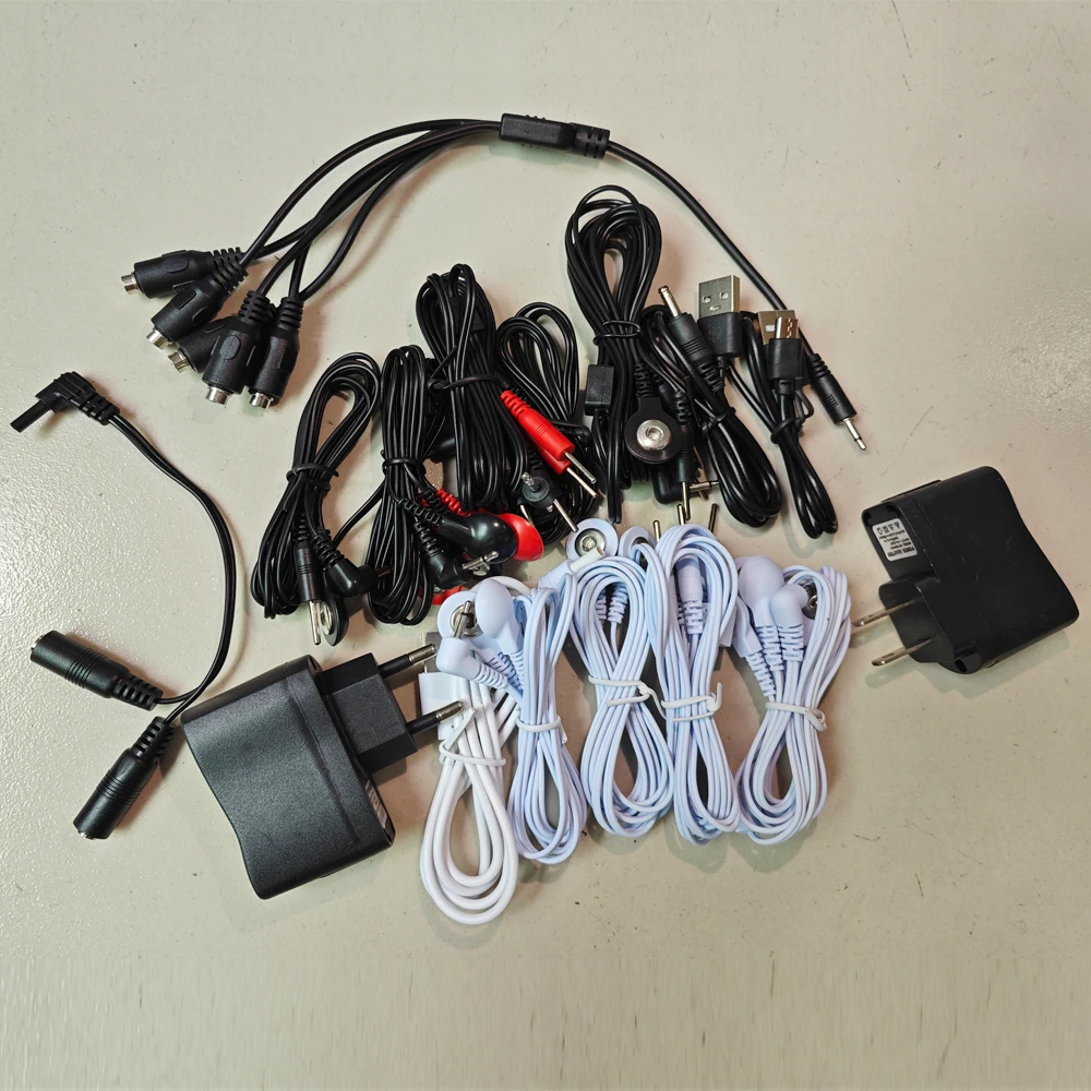 Electric Shock Wire Electro Stimulation Sex Toys For Electrical Set Electro Cable To Connect Therapy Massager Accessories Line