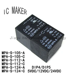 1PCS MPA-S-112-A 12V MPA-S-105-A MPA-S-124-A MPA-S-105-C MPA-S-112-C MPA-S-124-C 5V 24V 4 feet 5 feet Home appliance power relay