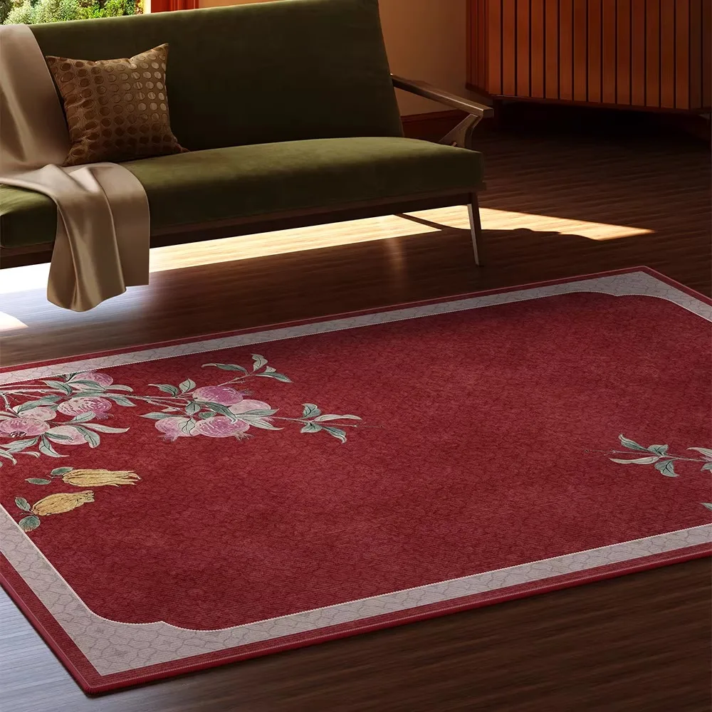 

Living Room Large Area Carpet Vintage Floral Nordic Rugs Home Decoration Mat Soft Rug for Bedroom Floor Mats Tapete Sala Ковер