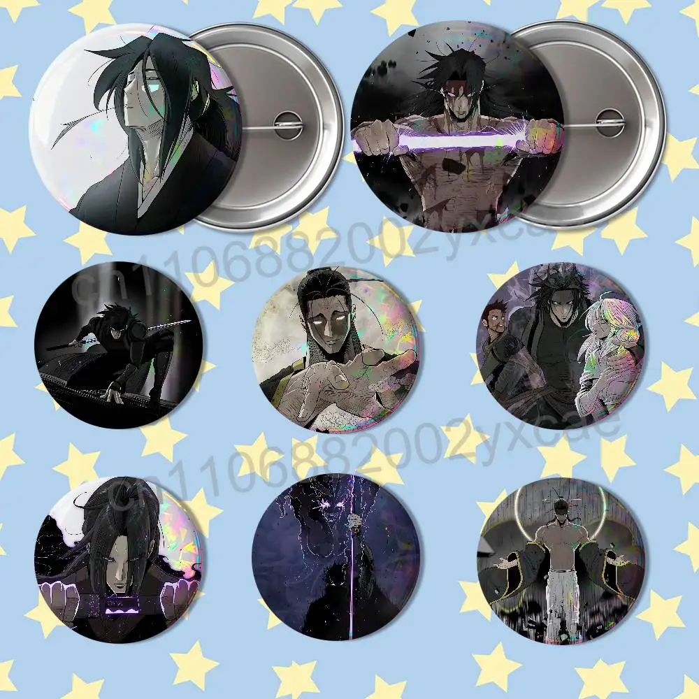 LOTNB The Legend of the Northern Blade Creative Round Badge Button Pin Bag Decor Fans Collection Friends Gift Brooch
