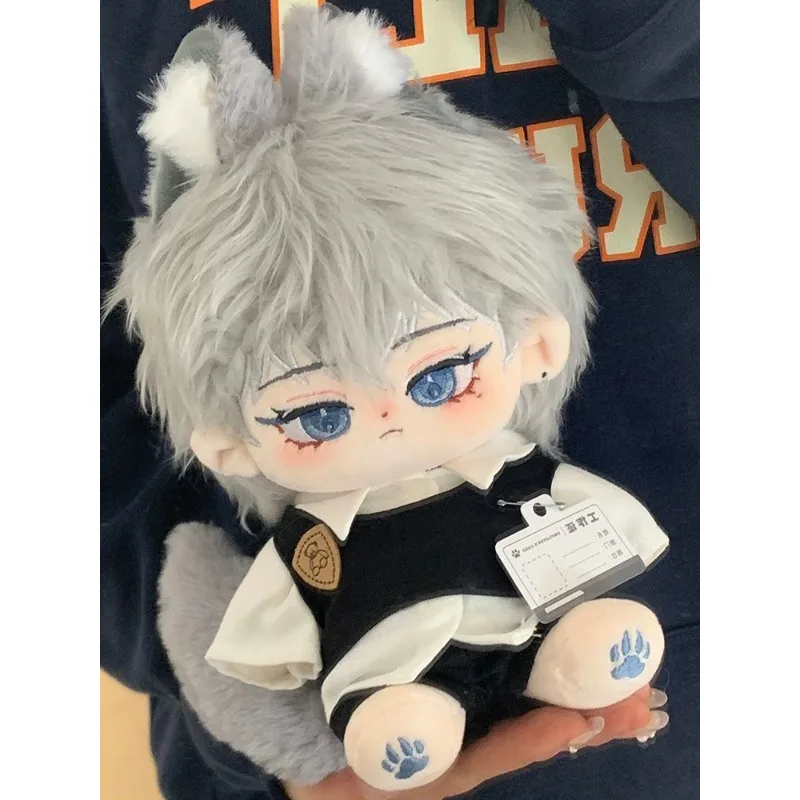 Killua Zoldyck hunter× Hunter muñeca de peluche de cuerpo desnudo de 20cm, juguetes de peluche suave