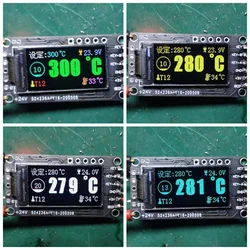 IPS color screen T12 control board jbc245 main control digital display white light 210 soldering constant temperature soldering