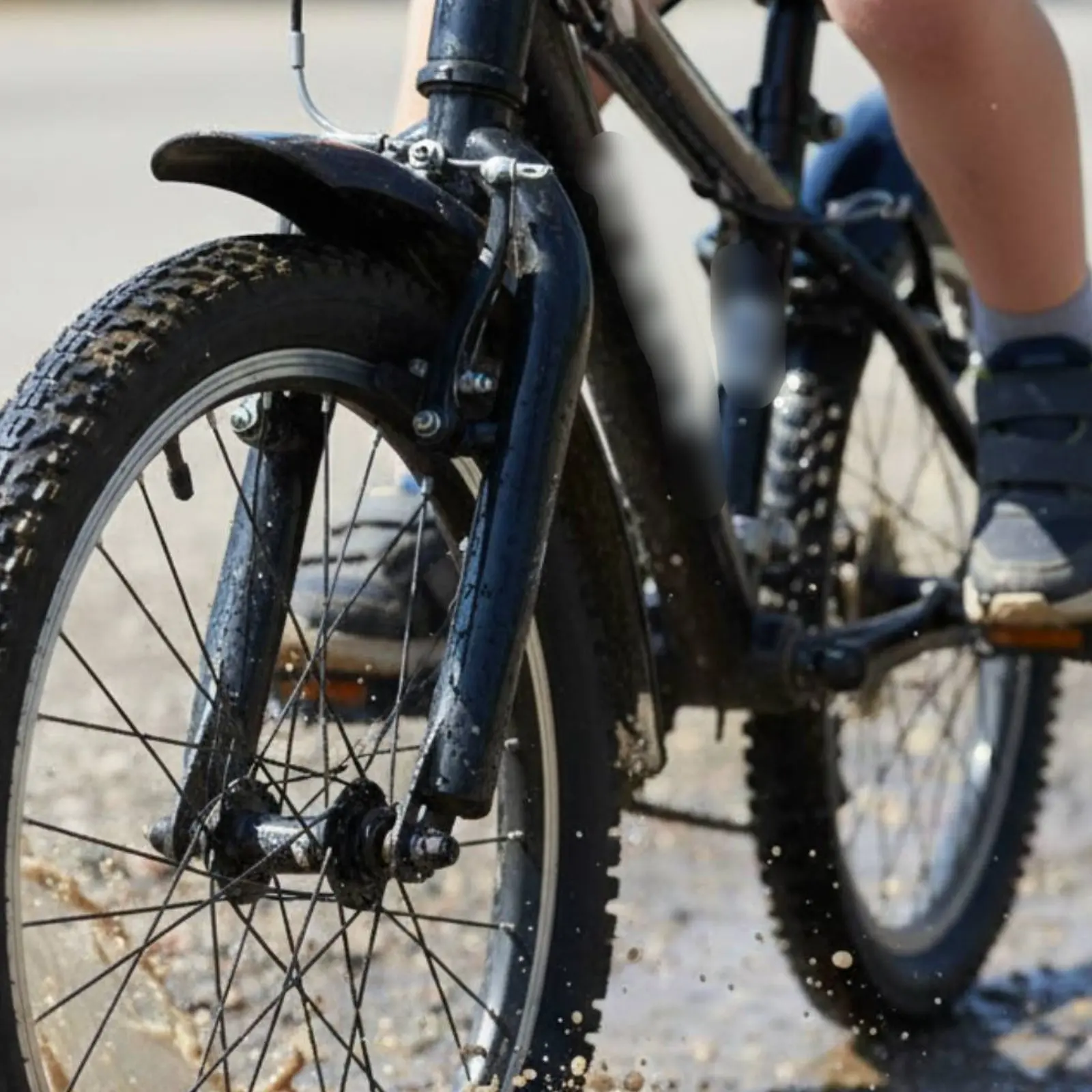 

2 Pieces 12-20 Inch Bike Mudguard Easy Installation Kids Bike Mudguard Set Children's Cycle Spray Guard Break-Resistant