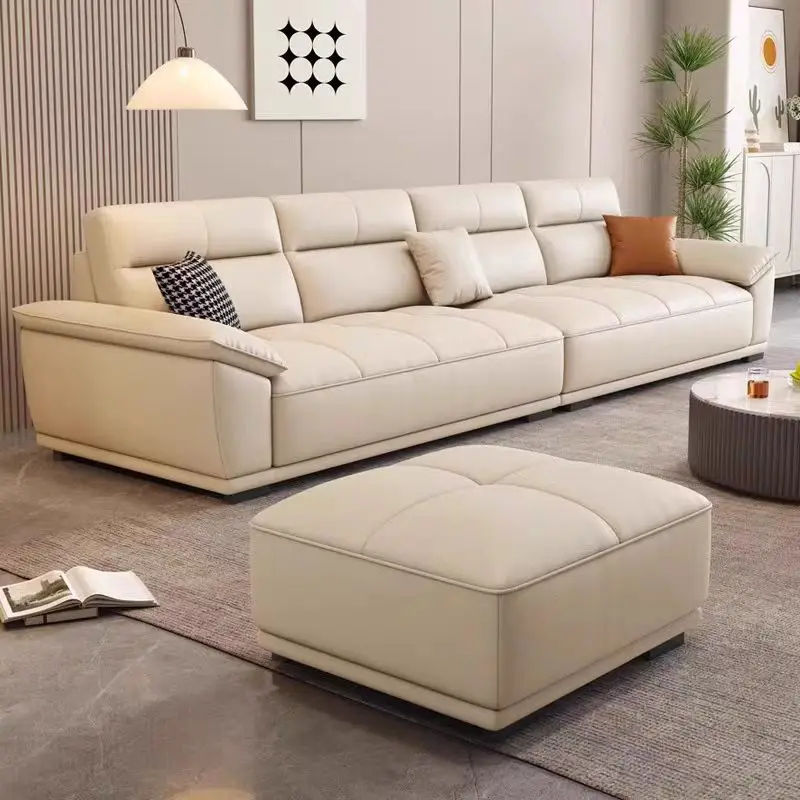 #￥Newest Italian Sofa Set Furniture Living Room Furniture Modular Couch Modern L Shape Sectional Sofa Cheap Price Living Room