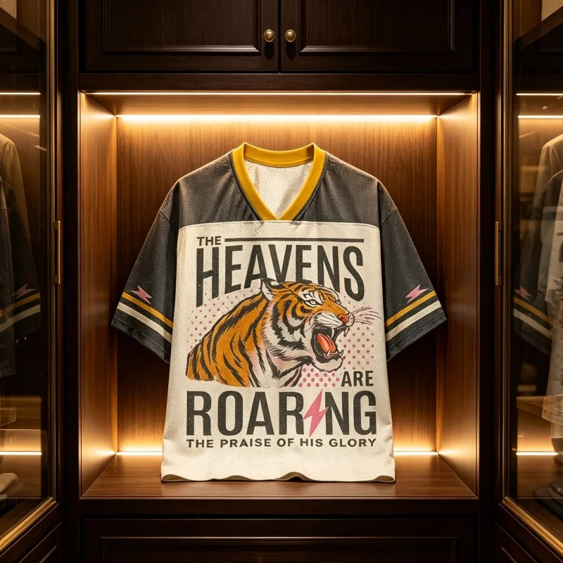 Camiseta de Verano 2026 con Estampado 3D de Tigre Rey de las Bestias, de Secado Rápido, para Deportes al Aire Libre, Cuello en V, para Playa y Surf